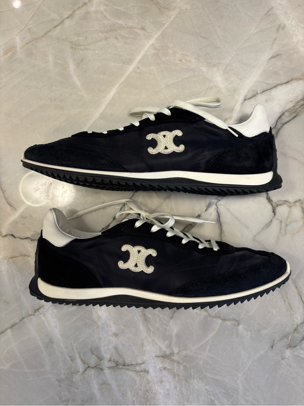 Celine - Racer Sneaker Nylon Suede